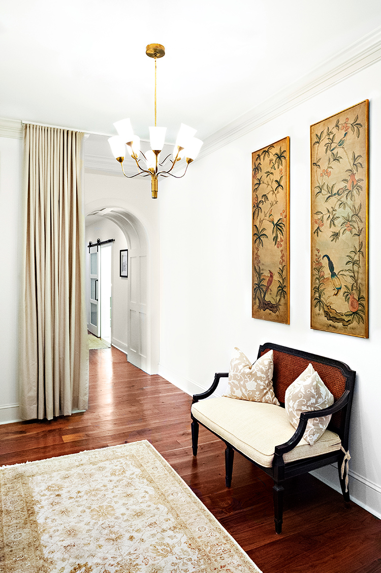 Dressing area of our Charleston City Market Hotel Suite 