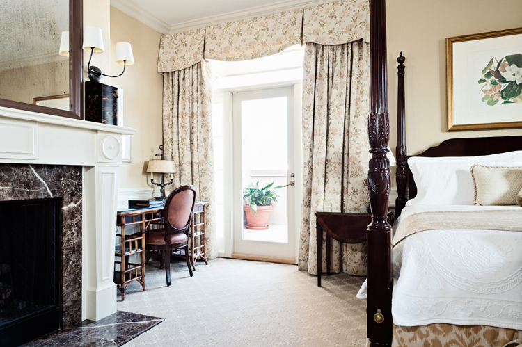 Charleston hotel penthouse with fireplace and private terrace Charleston hotel luxury penthouse with fireplace and private terrace