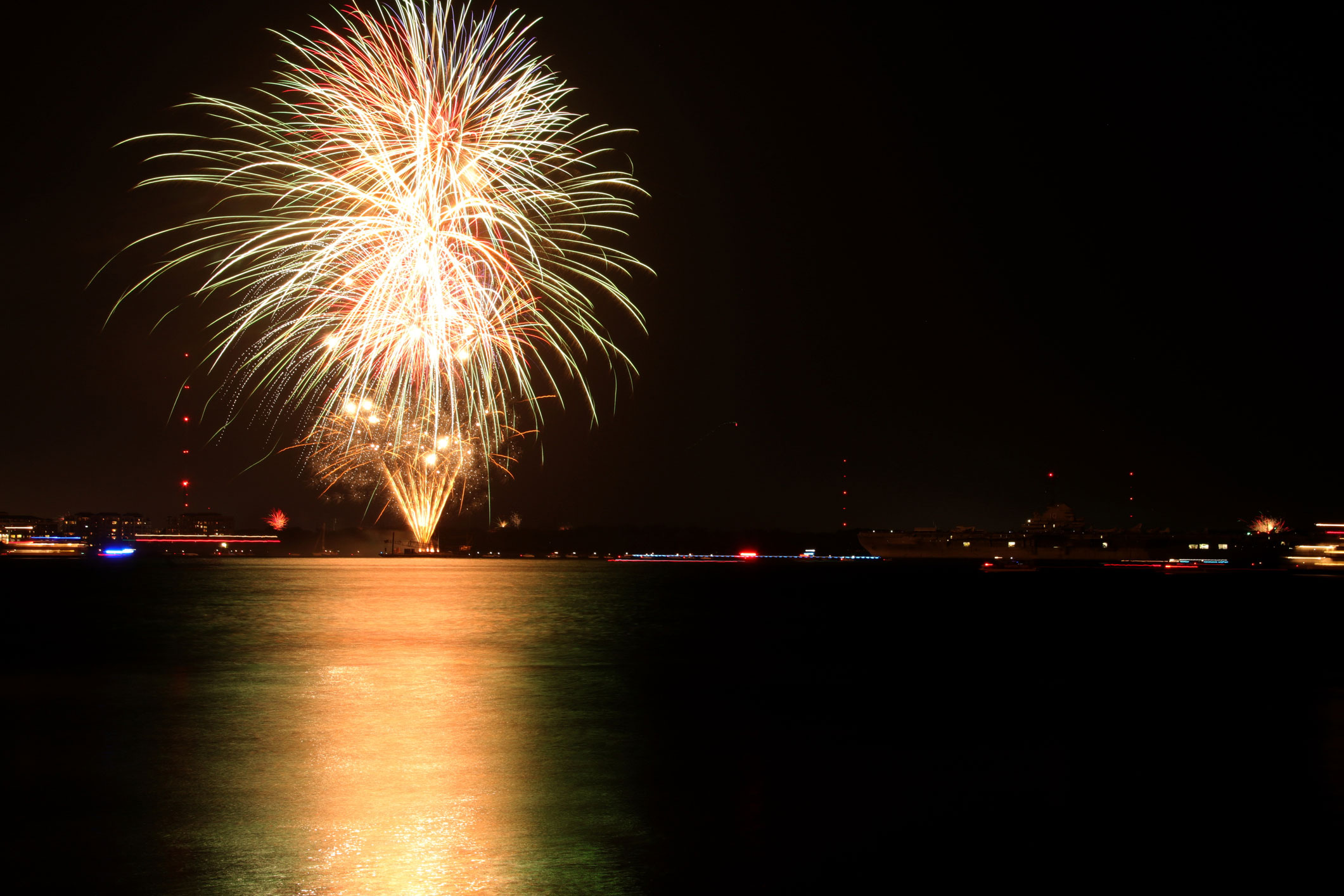 Fireworks in Charleston SC