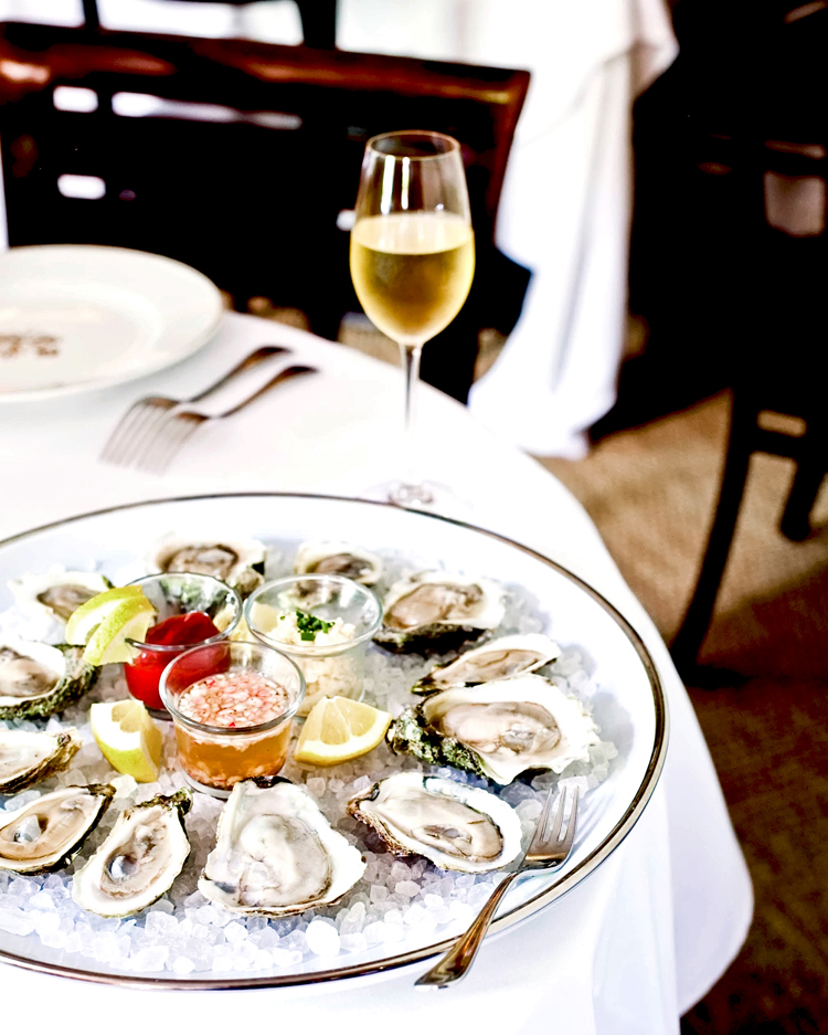 Oysters at Peninsula Grill Charleston SC