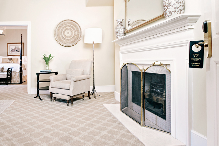 the best downtown charleston hotel rooms includes The Governor's Suite at Planters Inn